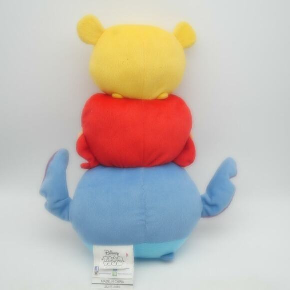 Disney Tsum Tsum Plush Pillow Stack Stitch Ariel Winnie The Pooh - Picture 5 of 8